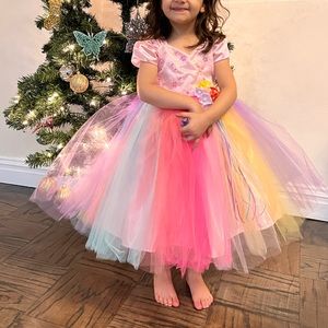 Princess dress - unicorn colors
